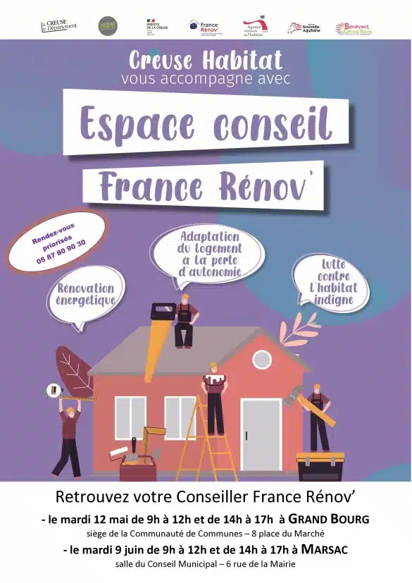 Rencontrez votre conseiller France Rénov’ en mai et juin